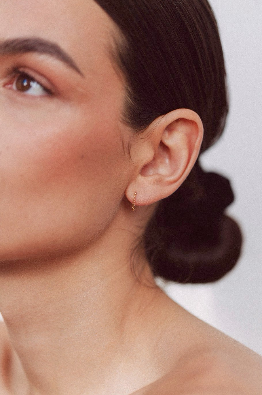Boucles d'oreilles chaînette Essentiel 細鏈耳環
