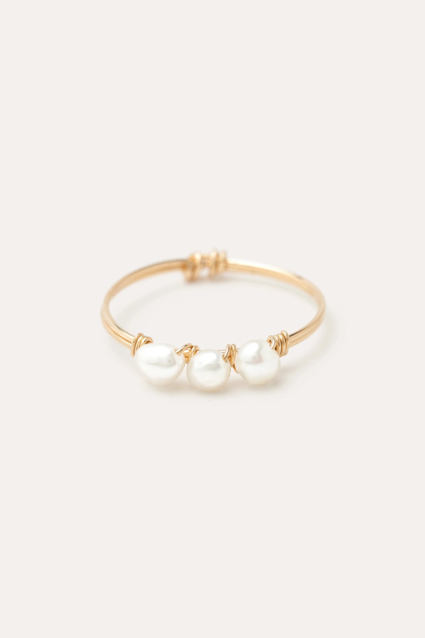 Bague Bouton - Perles 珍珠戒指