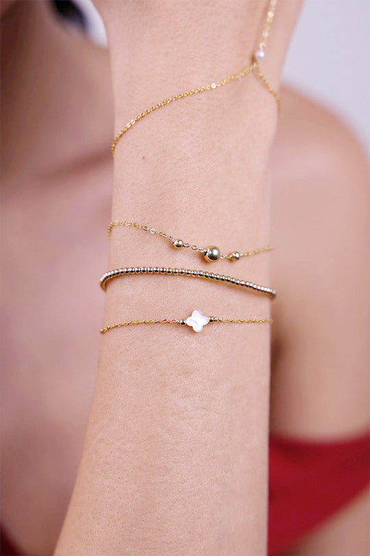 Bracelet Swan étoile - Nacre 幸運星母貝手鍊