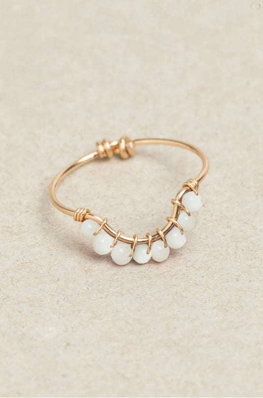 Bague Frida - Frida 孔雀珍珠母貝戒指