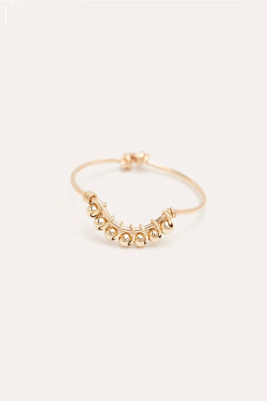 Bague Frida Perles -Frida 孔雀金珠戒指