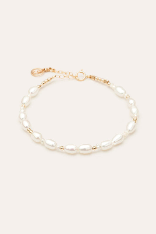 Bracelet Grain de riz - Perles Queen 經典滿圈珍珠手鍊