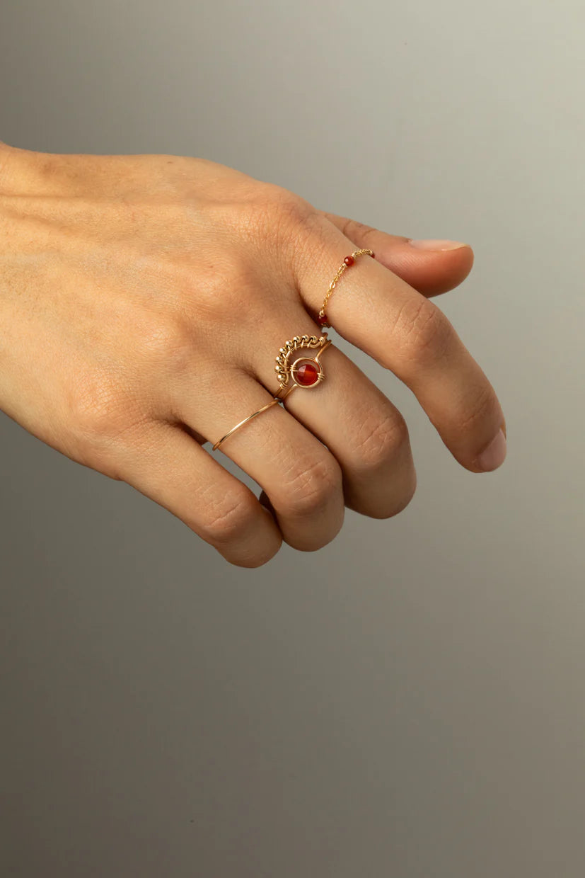 Bague anneau Essentiel - 經典單環戒指