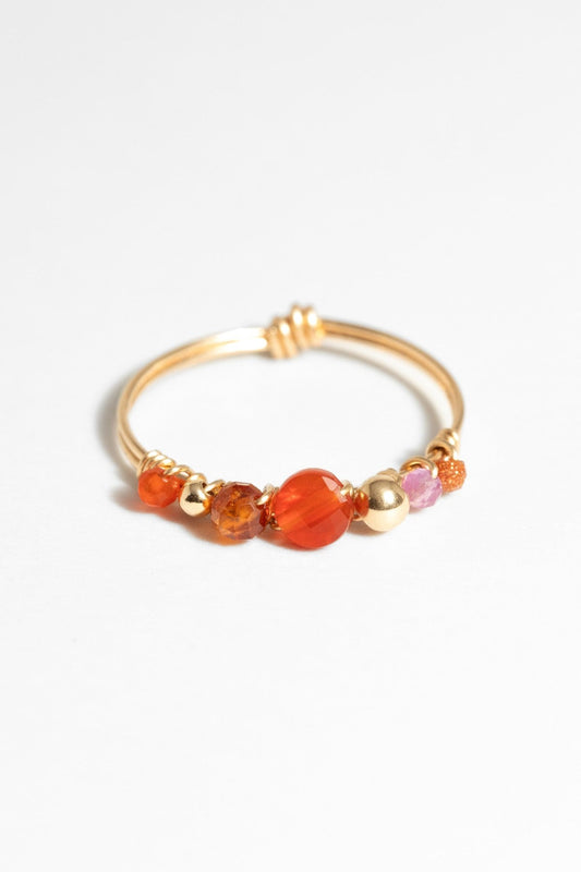 Bague Vénus - Flamme 維納斯紅寶石戒指