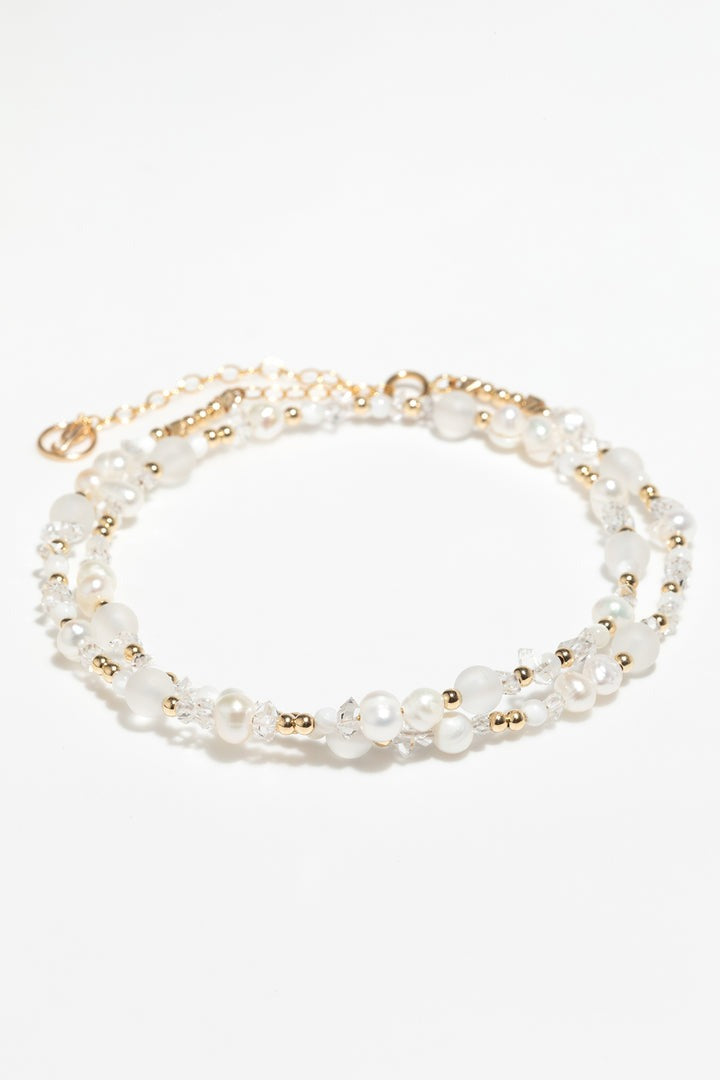 Venus Necklace - Eternal Snow 維納斯雪白珍珠水晶項鍊