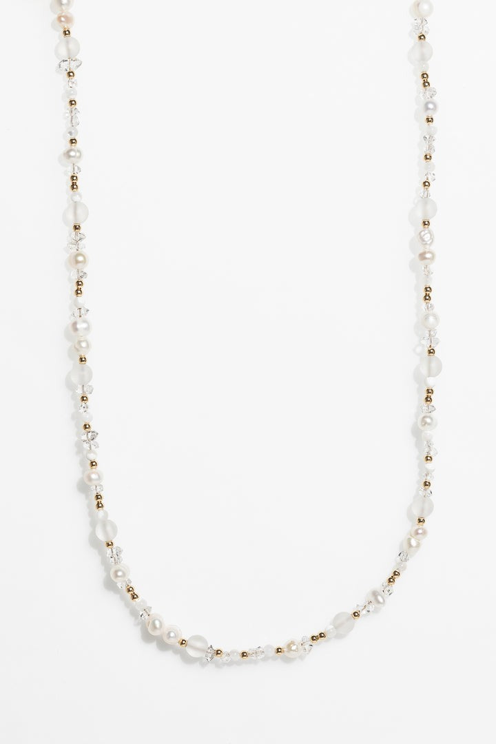 Venus Necklace - Eternal Snow 維納斯雪白珍珠水晶項鍊
