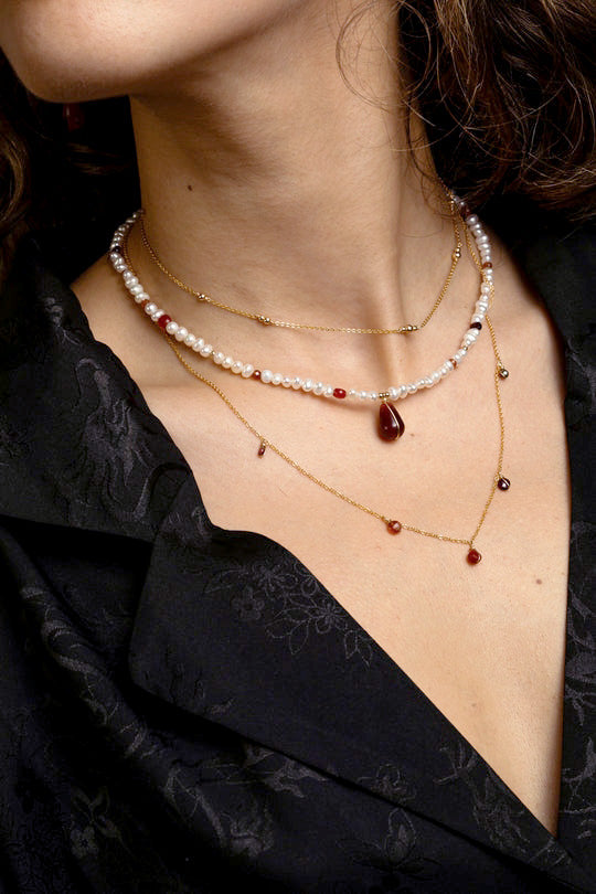 Collier Damas - Flamme 紅色夢想項鍊