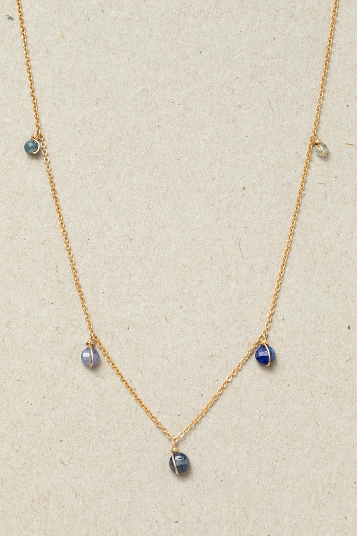 Collier Damas - Azur 大馬士藍寶石項鍊 (一飾多用,可當手鍊以及腳鍊)