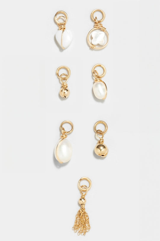 Pendentif Charm Swan étoile - 幸運星母貝墜飾 (可搭配手鍊或項鍊)