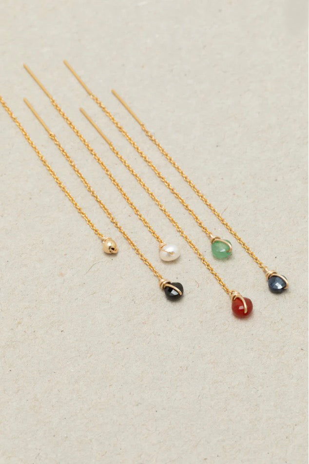 Bijou d'oreille Stella multi -恆星珍珠耳線