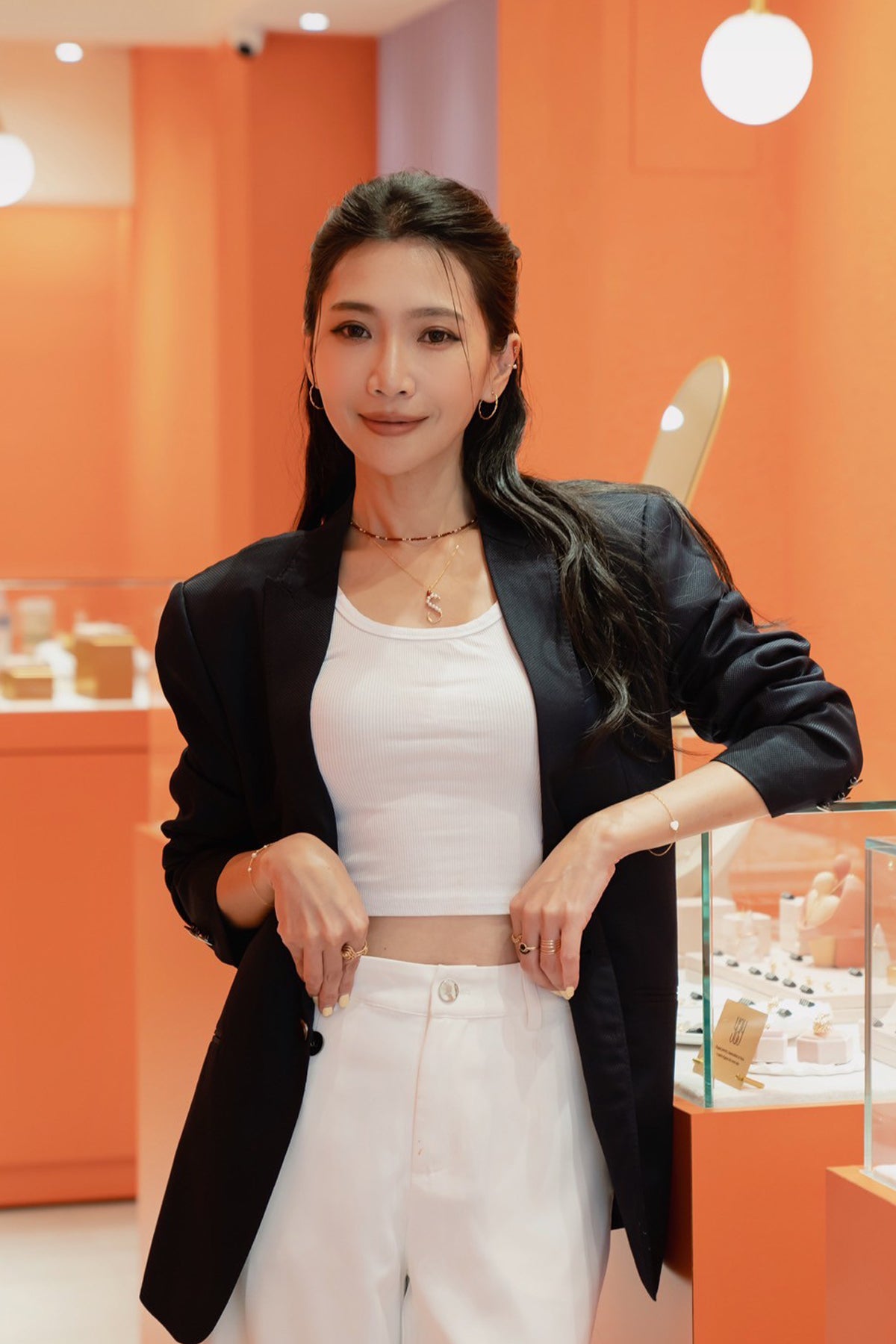 Collier Queen bracelet double - 滿圈紅寶項鍊/手鍊(一飾兩用)