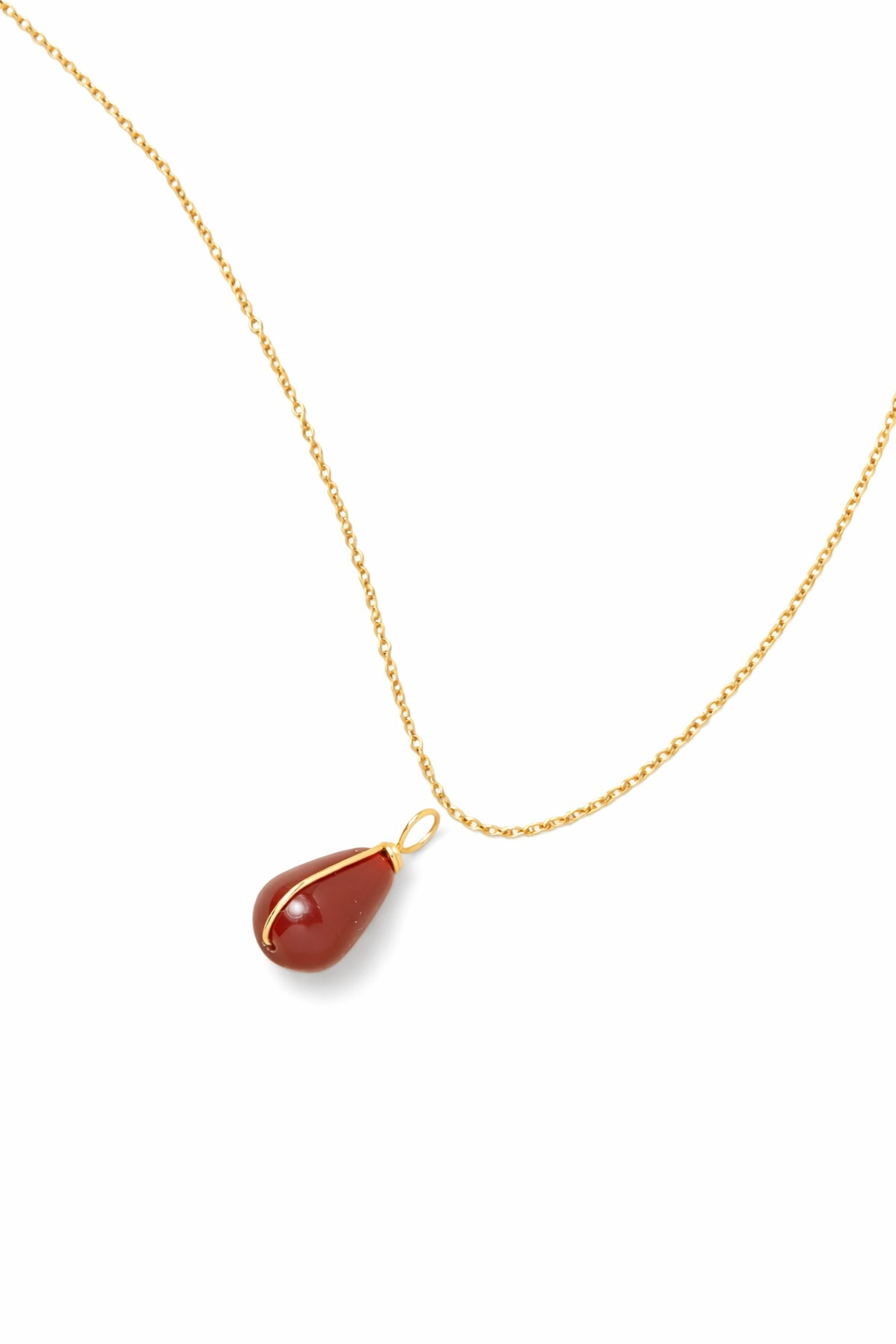 Pendentif Joumana - Flamme 紅瑪瑙吊墜(不含金鍊)