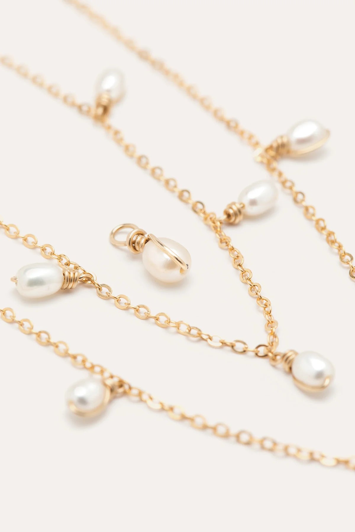 Mini pendentif Stella - Perle 小珍珠墜飾 (不含金鍊)