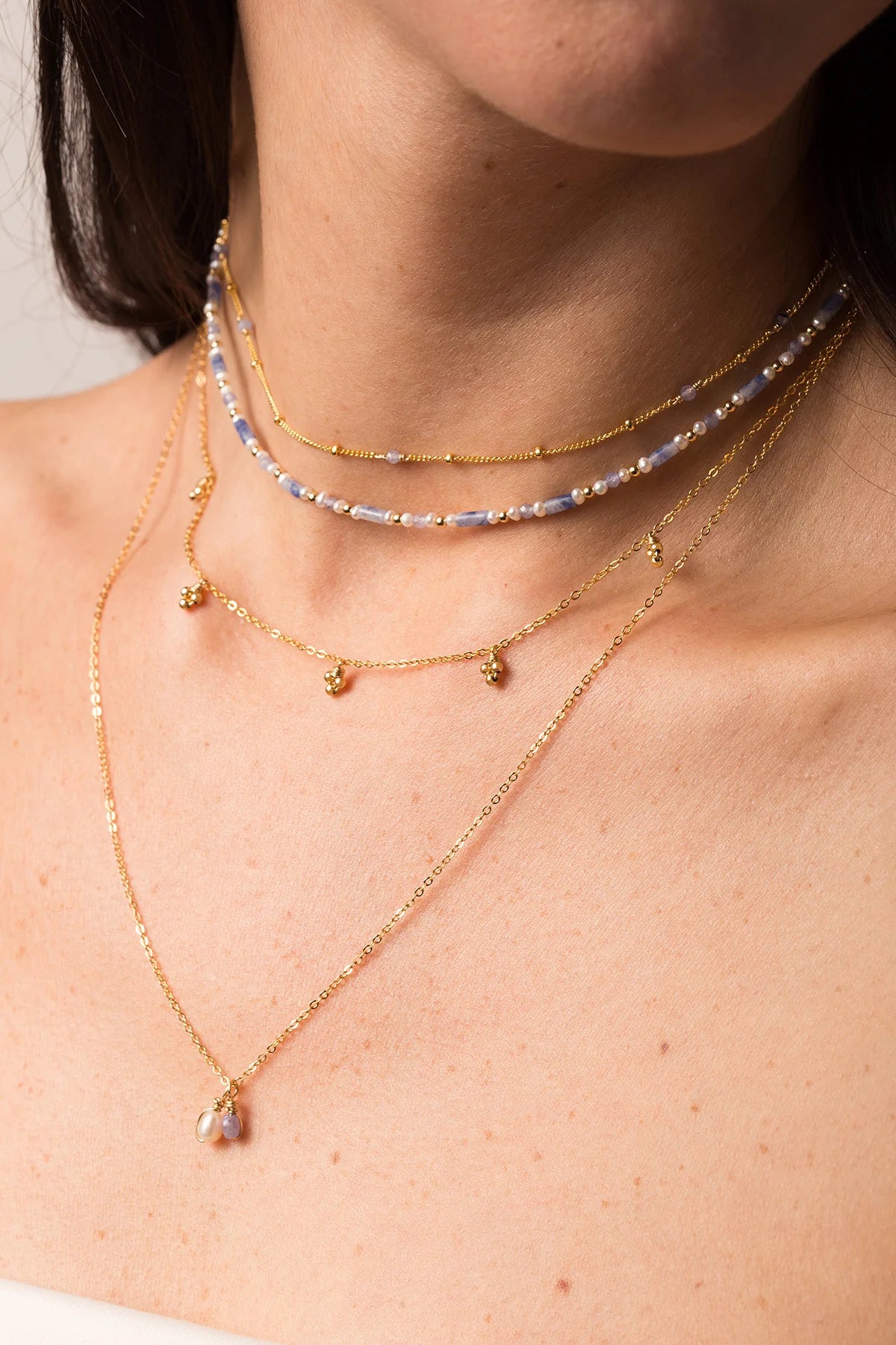 Mini pendentif Stella - Perle 小珍珠墜飾 (不含金鍊)