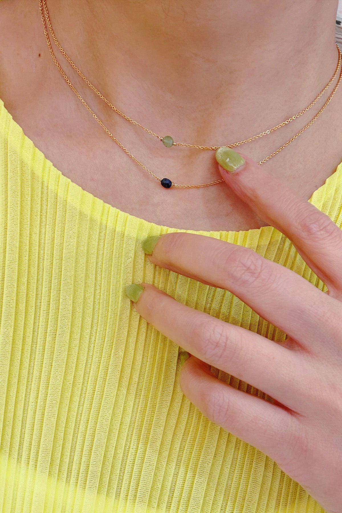 Collier Stella - Saphir 藍寶石恆星項鍊