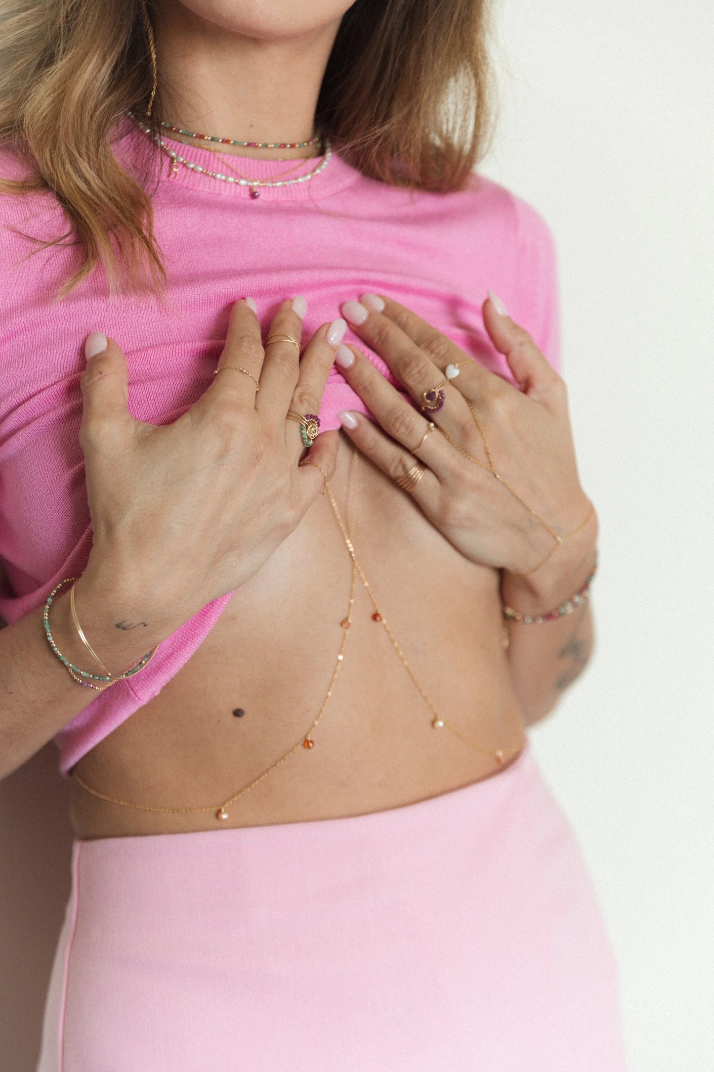 Bijou de corps Damas - Pomelo 粉柚色身體珠寶