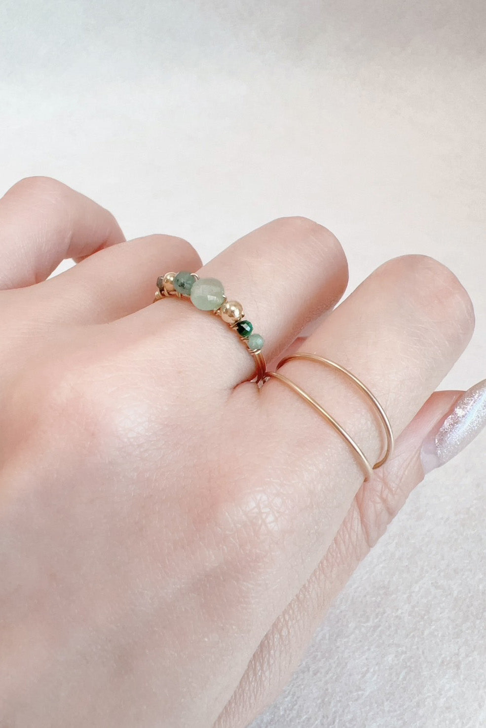 Bague Vénus - Menthe 維納斯綠寶石戒指