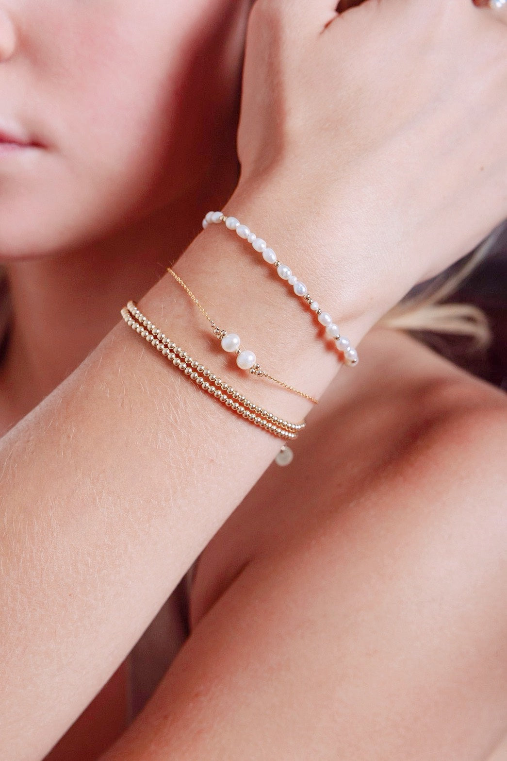 Bracelet Grain de riz - Perles Queen 經典滿圈珍珠手鍊