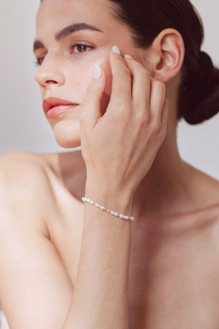 Bracelet Grain de riz - Perles Queen 經典滿圈珍珠手鍊