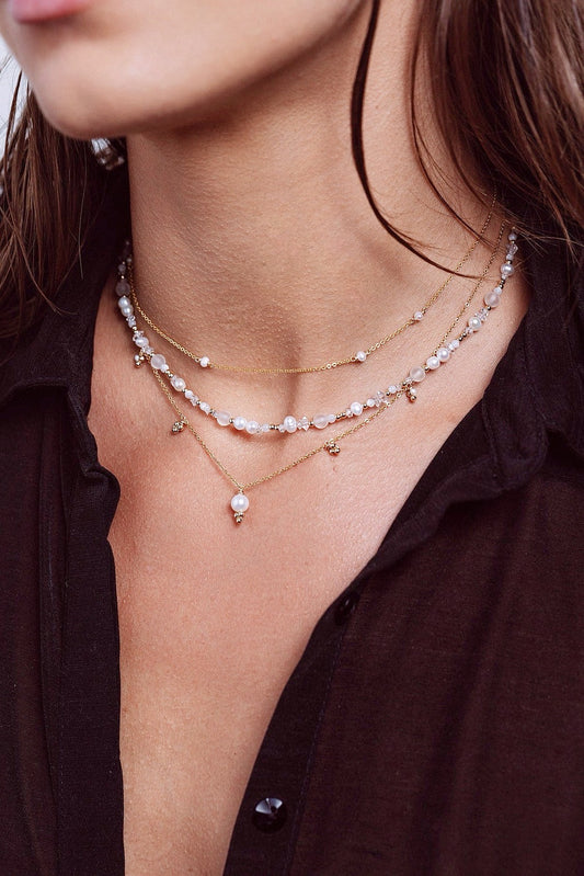 Venus Necklace - Eternal Snow  維納斯雪白珍珠水晶項鍊