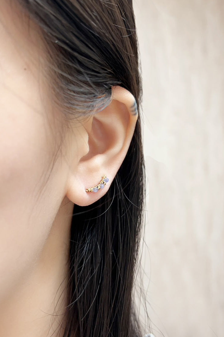 Climber Frida - Tanzanite Frida坦桑石耳環(單支)