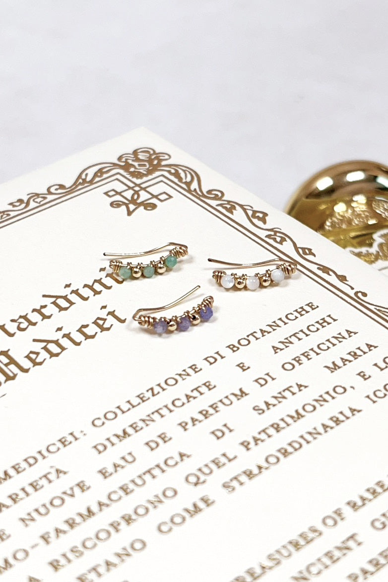 Climber Frida -  Frida 祖母綠耳骨夾(單支)