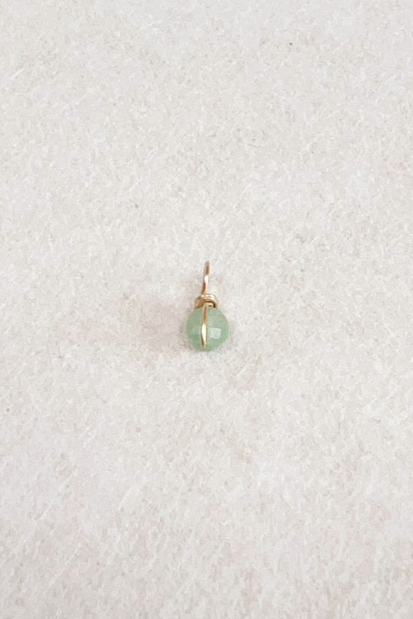 Mini pendentif Stella - aventurine 綠東陵墜飾 (不含金鍊)