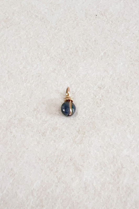 Mini pendentif Stella - Saphir 藍寶石墜飾 (不含金鍊)