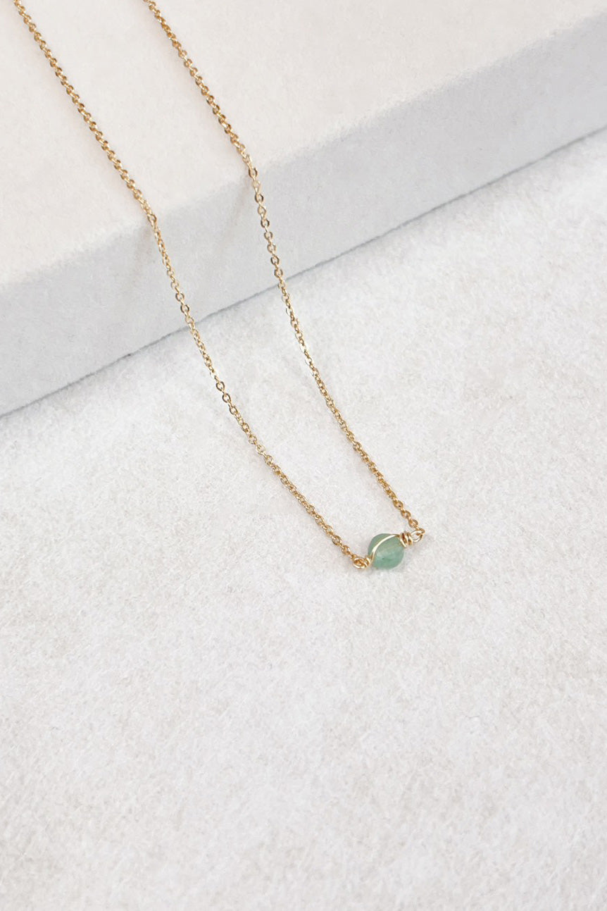 Collier Stella - Aventurine 恆星綠東陵項鍊