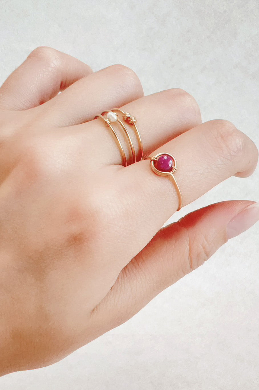 Bague Swan - Rubis 紅寶石恆星戒指
