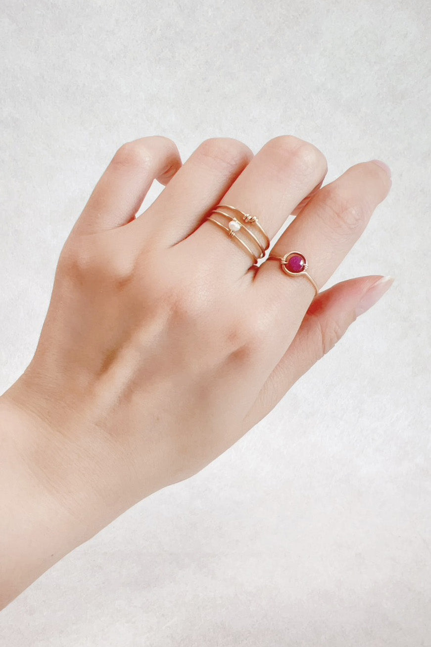 Bague Swan - Rubis 紅寶石恆星戒指