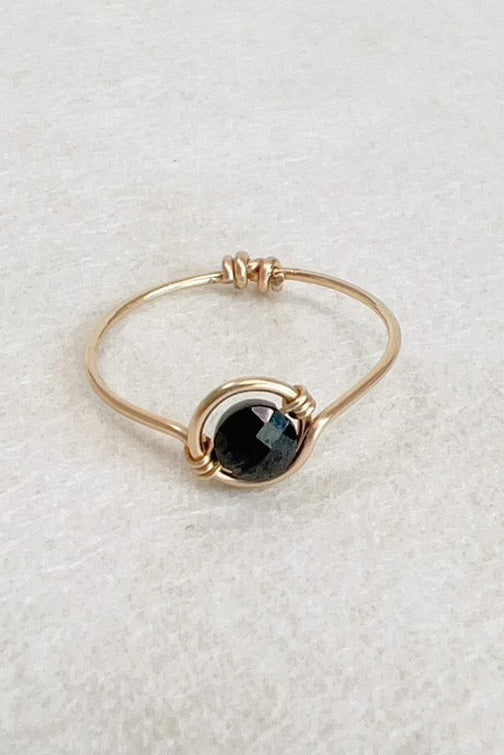 Bague Swan - Spinelle 小月亮尖晶石戒指