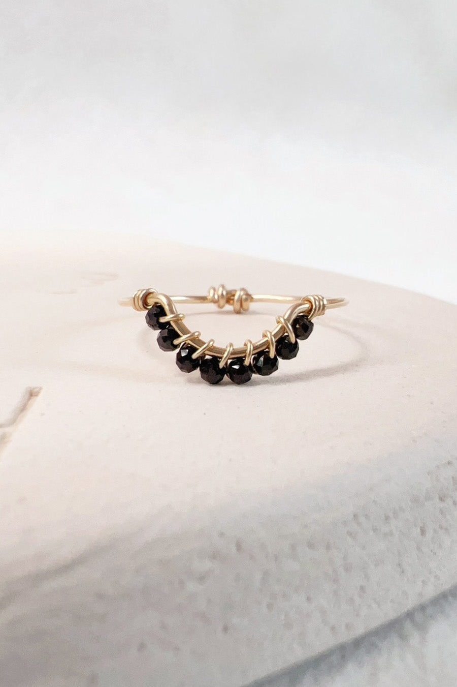 Bague Frida Spinelle - 孔雀尖金石戒指