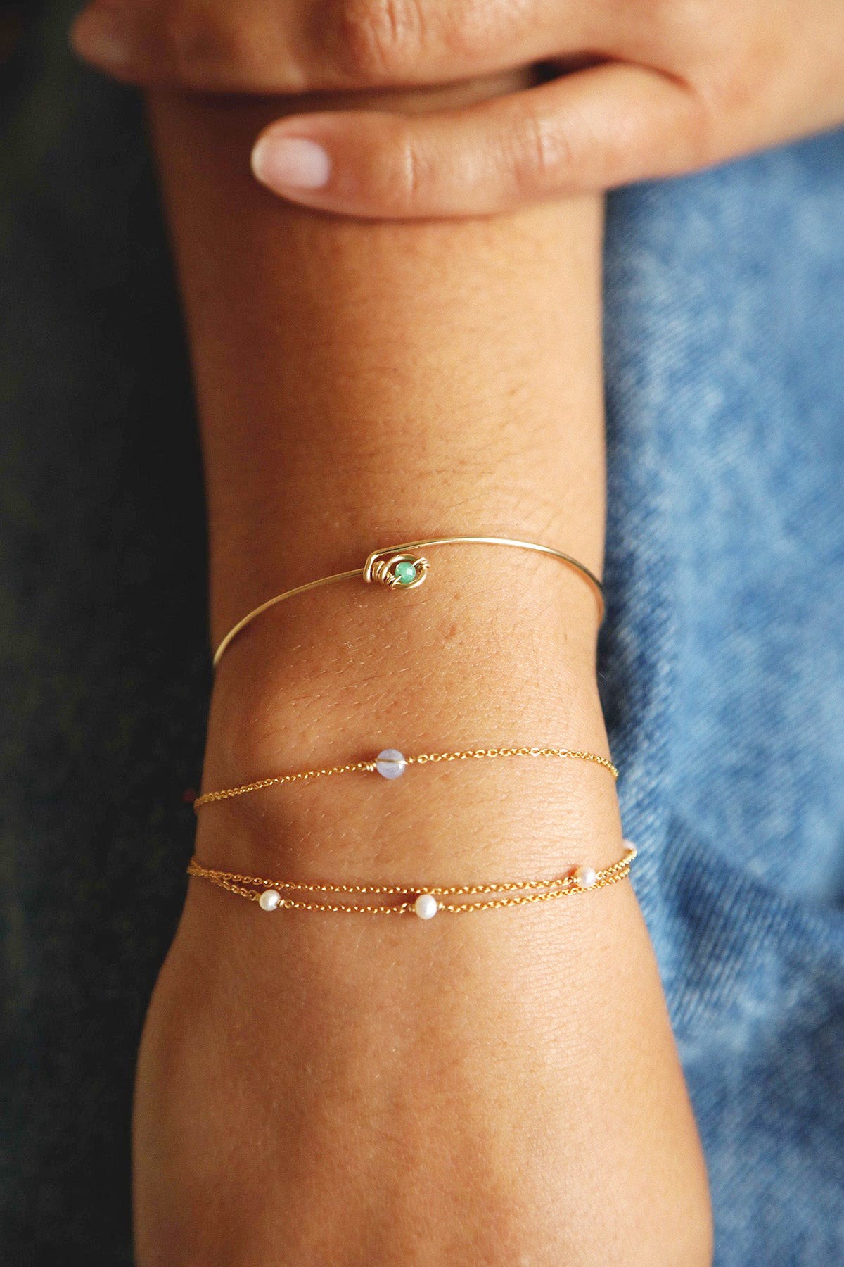 Bracelet Stella - 恆星坦桑石手鍊