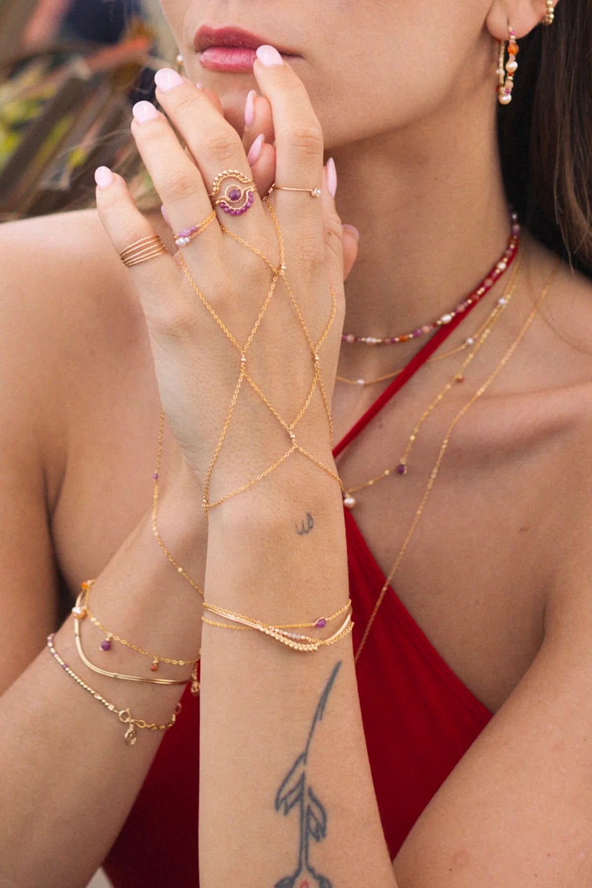 Bracelet Stella - Rubis 恆星紅寶石手鍊