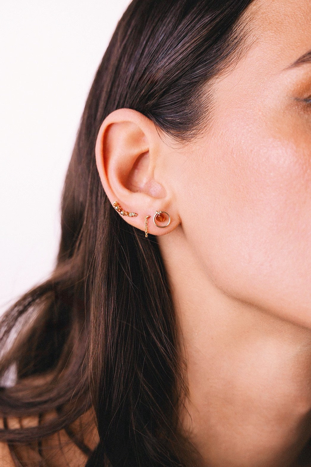 Boucles d'oreilles chaînette Essentiel 細鏈耳環