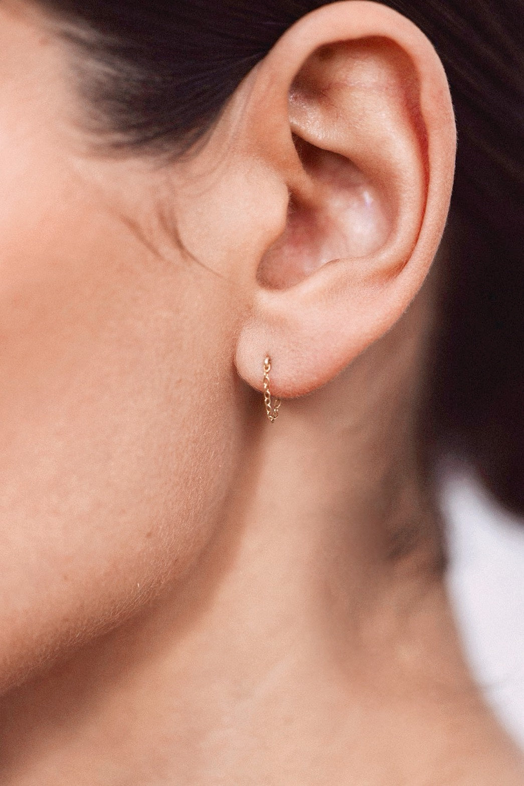 Boucles d'oreilles chaînette Essentiel 細鏈耳環