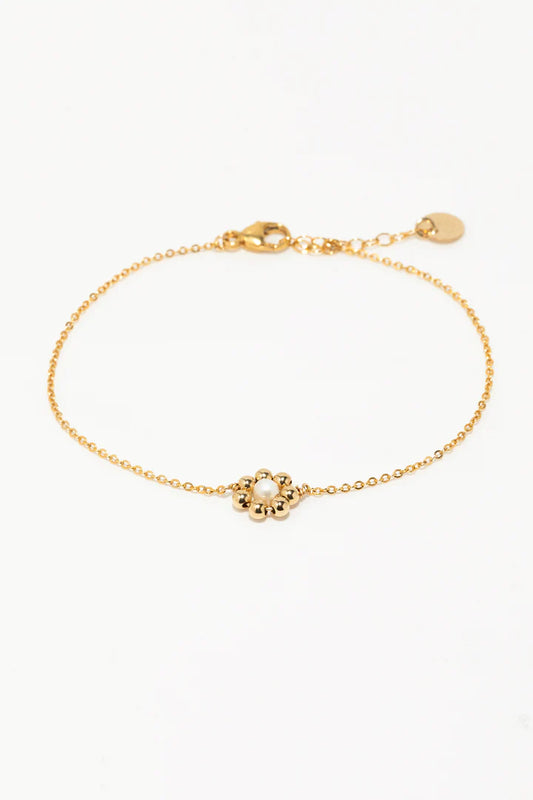 Daisy Bracelet - Cultured Pearl 花語珍珠手鍊