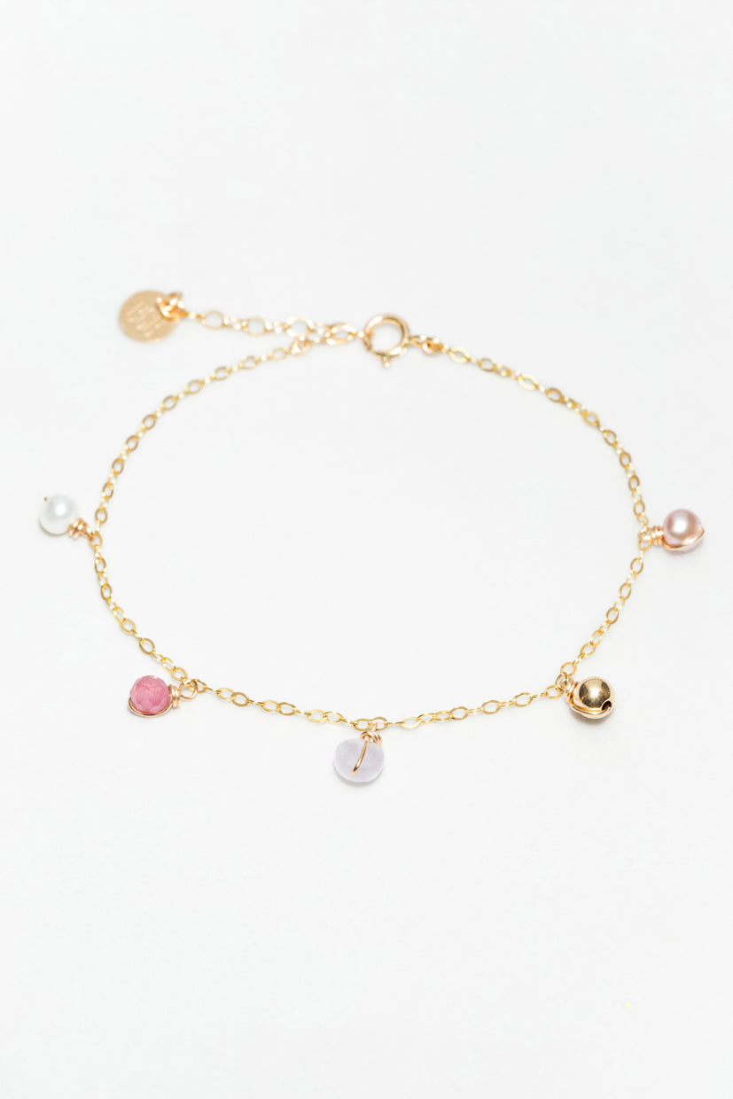 Bracelet damasDamas - Amarena 雅美娜粉色大馬士革寶石手鍊