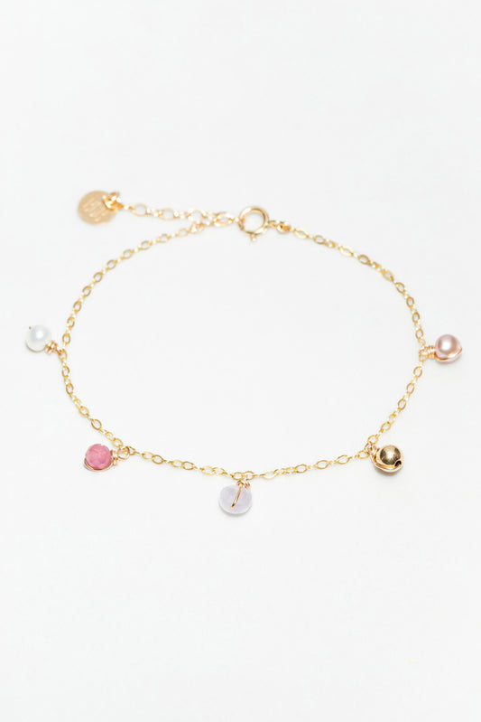 Bracelet damasDamas - Amarena 雅美娜粉色大馬士革寶石手鍊