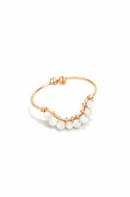 Bague Frida - Frida 孔雀珍珠母貝戒指