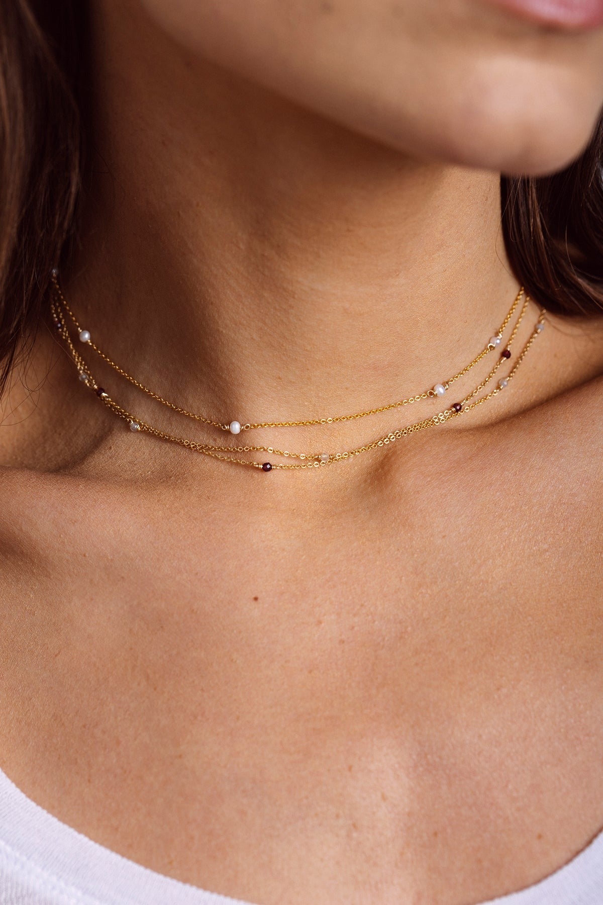 Collier-Bracelet Satellite - 星空珍珠項鍊/手鍊(一飾兩用)