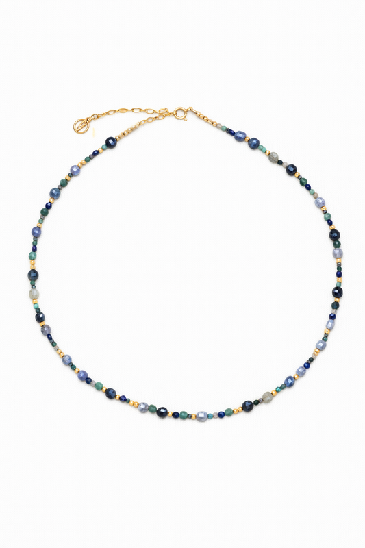 Collier Vénus - Azur 維納斯藍影天然寶石項鍊