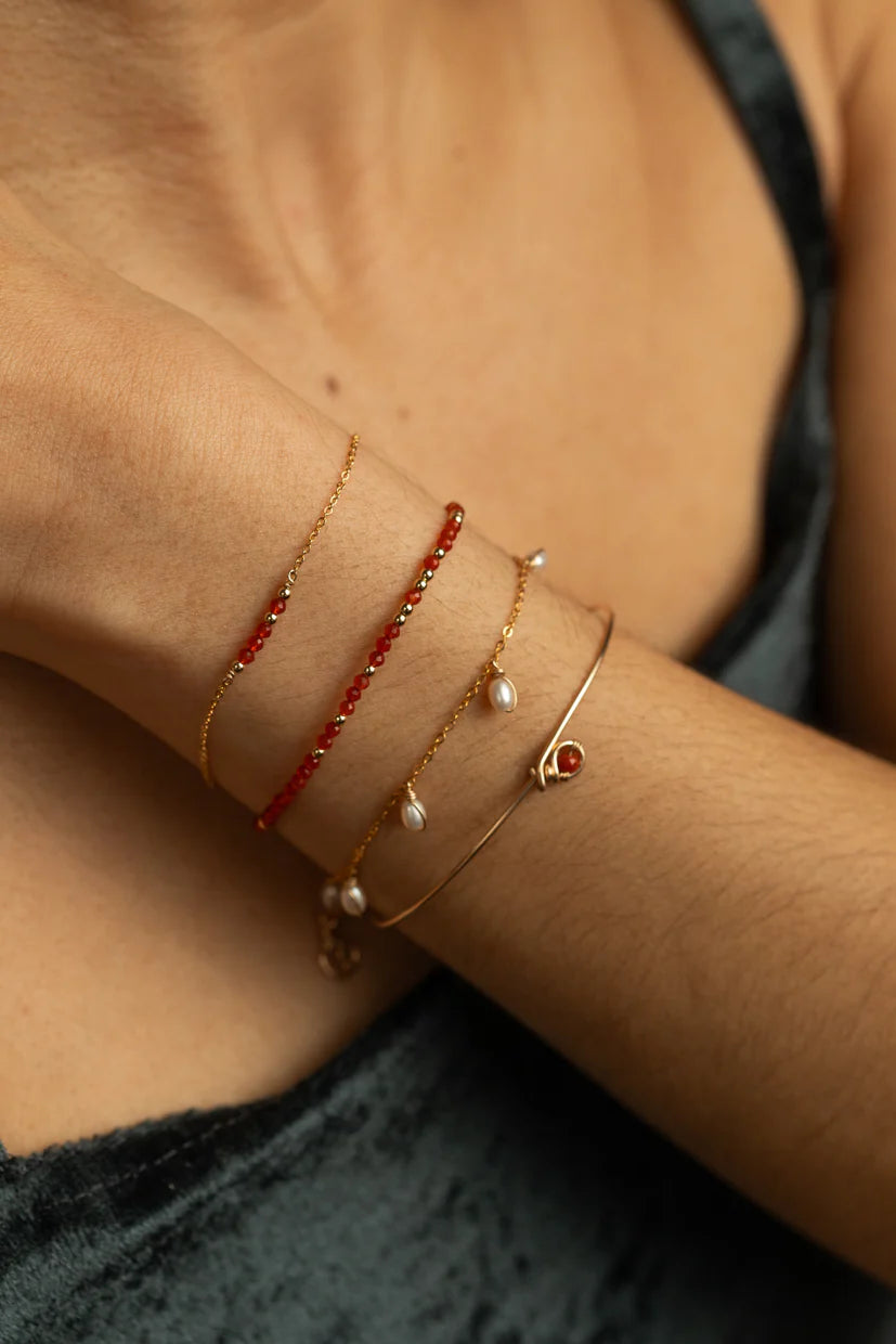 Bracelet Faraya - Perles de culture 雪白珍珠之鍊