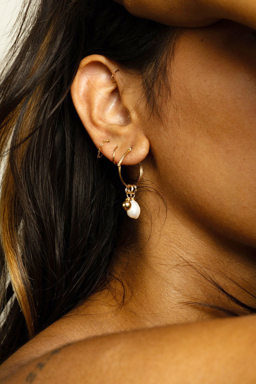 Pendentif Charm - Perle 大珍珠墜飾 (不含金鍊)