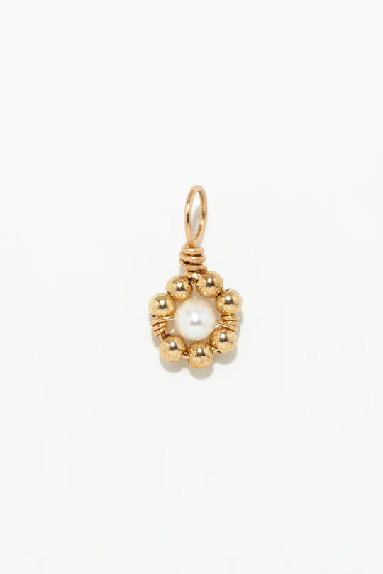 Pendentif Daisy - Perle de culture 花語珍珠項鍊