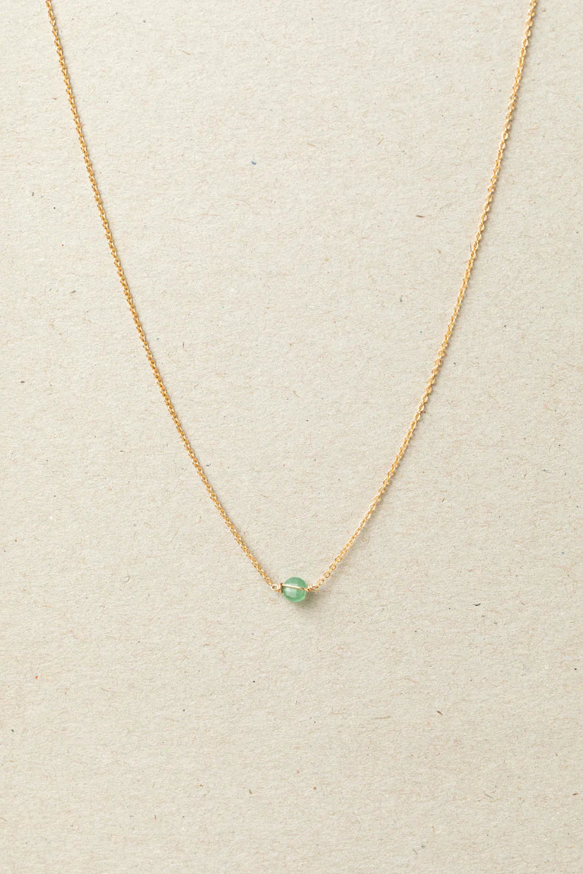 Collier Stella - Aventurine 綠寶石恆星項鍊