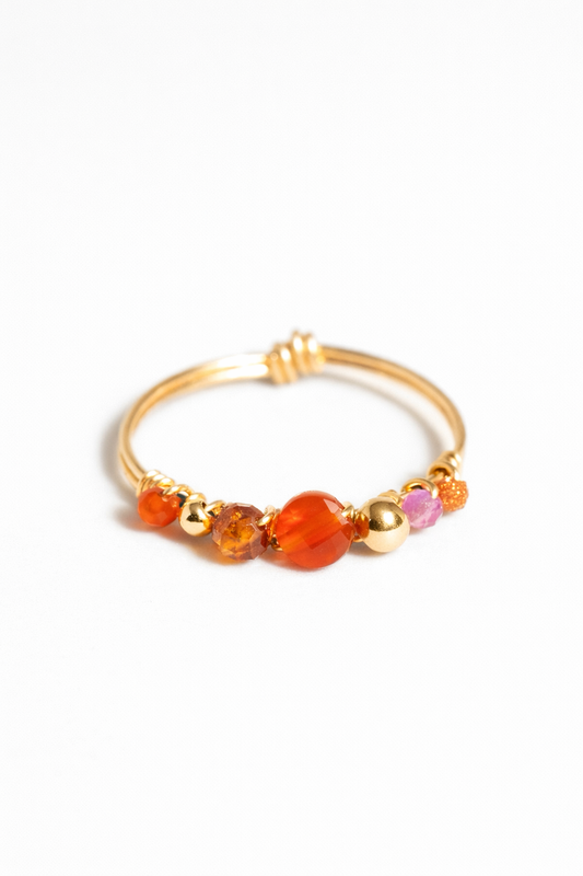 Bague Vénus - Flamme 維納斯紅寶石戒指