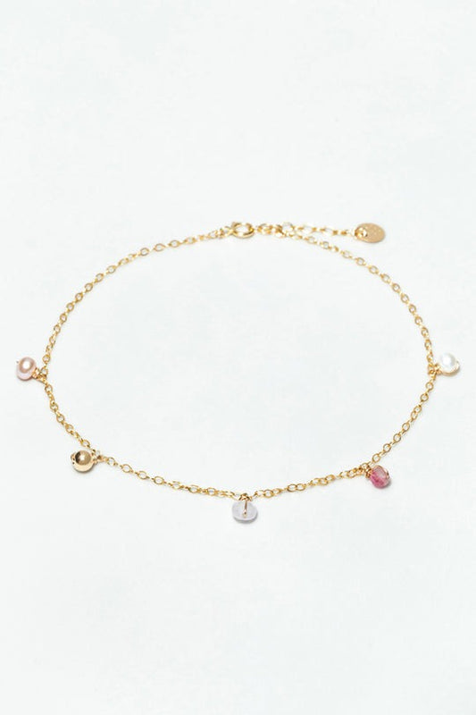 Chaîne de cheville Damas - Amarena 大馬士粉寶腳鍊