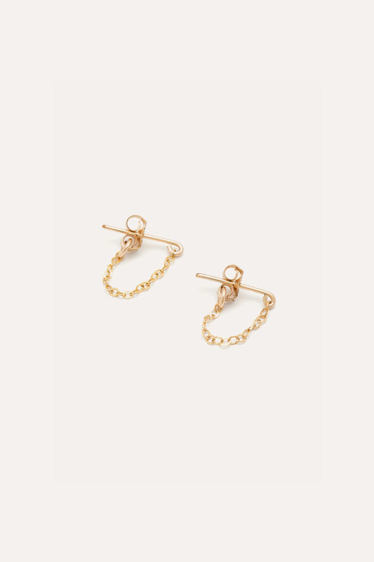 Boucles d'oreilles chaînette Essentiel 細鏈耳環